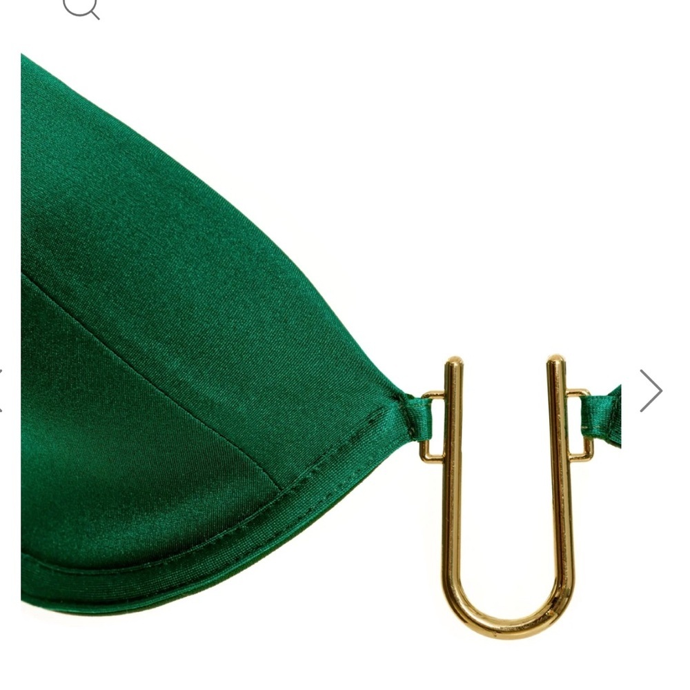 Emerald Green Women's Swim Top - Picture 4 of 6